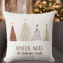 Almofada Casa da Família Festiva Joyeux Noel Natal