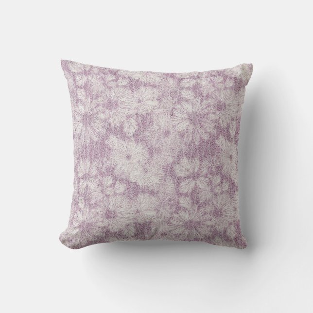 Almofada Casa de Campo Velvety Lilac Daisy (Frente)