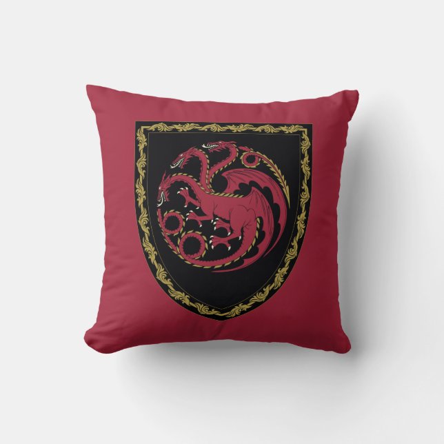 Almofada CASA DO DRAGÃO | House Targaryen Crest (Frente)