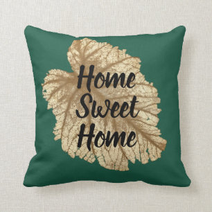 Almofada Casa Dourada Emerald Green - Luxo elegante 