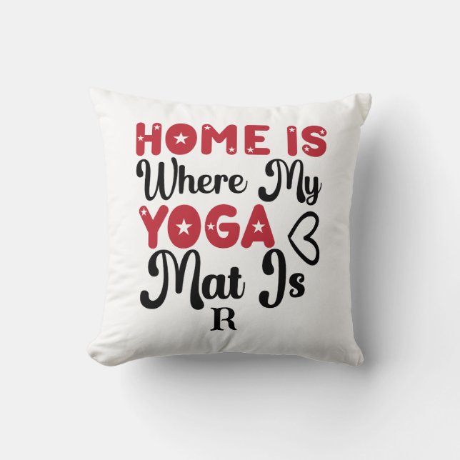 Almofada Casa Onde Minha Matriz Yoga (Frente)