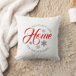 Almofada Casa Vermelha e Branca para o Travesseiro decorati