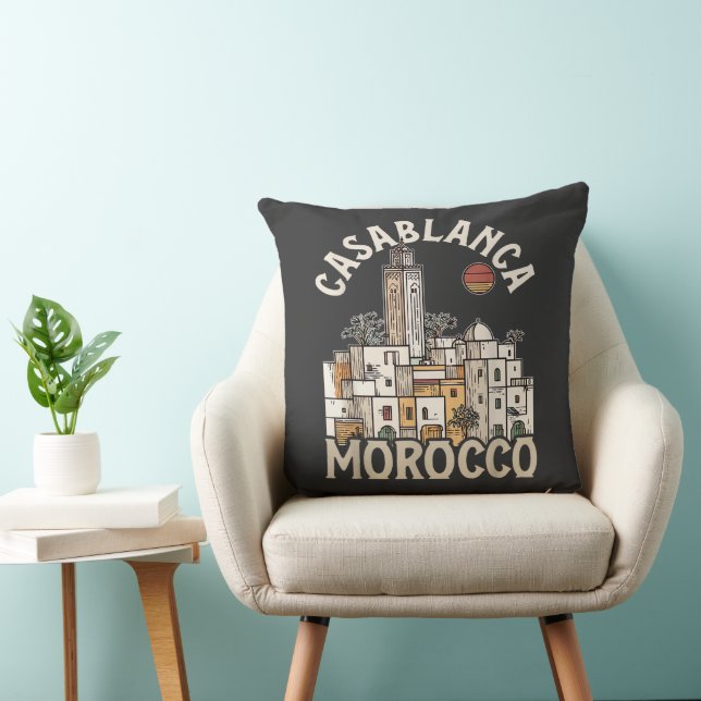 Almofada casablanca marrocos  (Cadeira)