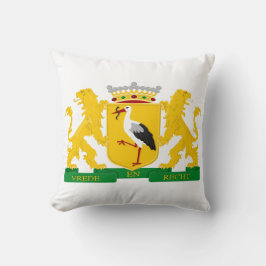 Almofada Casaco de armas de Haia, Países Baixos.