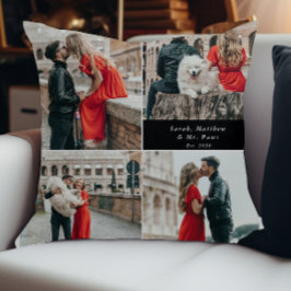 Almofada Casais Modernos 4 Colagem de Fotografias