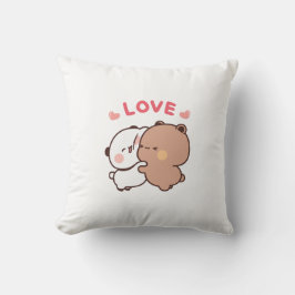 Almofada Casal de urso Panda, abraços bubu e dudu adoram