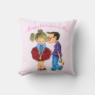 Almofada Casal Romântico bonito - Amor - Beijo Dia de os n