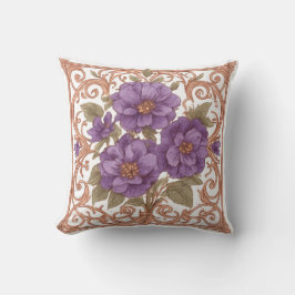 Almofada Casamento de Arca Floral Elegante Vintage Nouveau