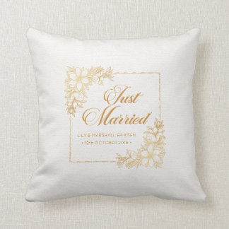 Almofada Casamento de Recens casados Elegante| Travesseiro 