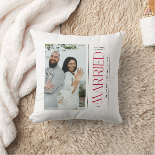 Almofada Casamento Foto de Casados Recém-casados Natal