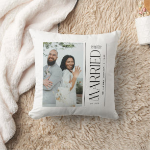 Almofada Casamento Foto de Casados Recém-Casados Natal