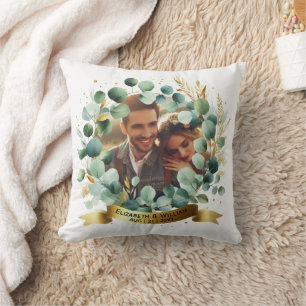 Almofada Casamento FOTO Obrigado Eucalyptus deixa presente