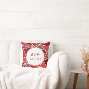 Almofada Casamento Geométrico Elegante