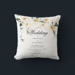 Almofada Casamento Moderno da bonito Rússia das Visitas Bra<br><div class="desc">Este belo e novo travesseiro de convite para casamento Daisy começa com um buquê de água doce margarida. É perfeito para aquele presente especial de casamento. Simples,  elegante e fresco. Sr. & Sra. Script no verso. Convidado de casamento. 100% de satisfação do cliente com o "Zazzle"</div>