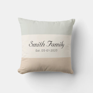 Almofada Casamento Personalizado   3-Stripe