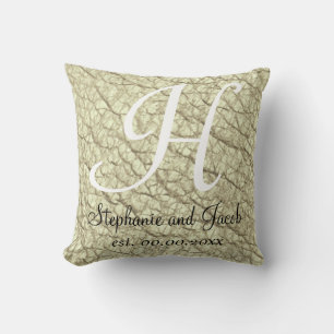 Almofada Casamento Personalizado De Couro De Faux Faux Leat