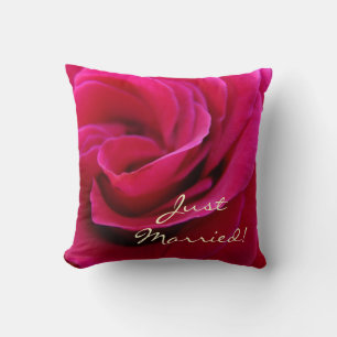 Almofada Casamento Rosa Rosa Rosa Rosa Rosa recem casados R