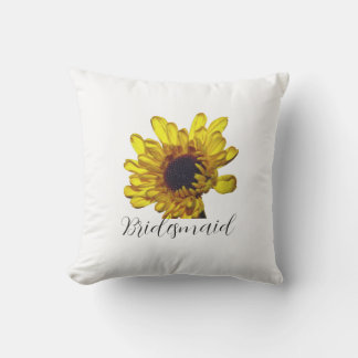 Almofada Casamentos Florais Amarelos Ouros Da Bridesmaid