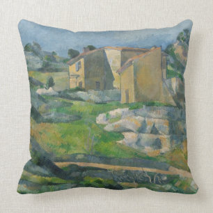 Almofada Casas de Paul Cezanne no Provence: O Riaux V