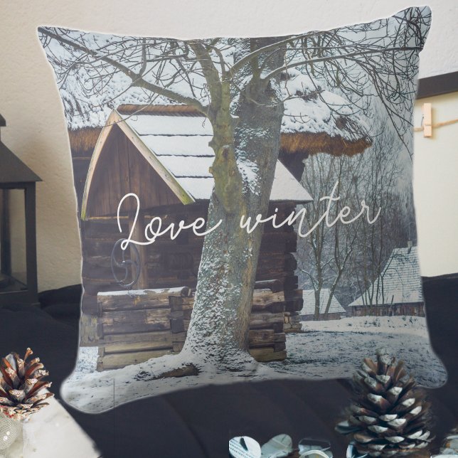 Almofada Casca de campo na neve (Criador carregado)