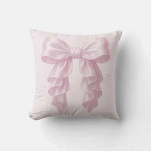 Almofada Cascata Rosa Laço Babado Elegante Chique Feminino