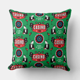 Almofada Casino Gambling Poker Roulette