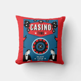 Almofada Casino Gambling Poker Roulette