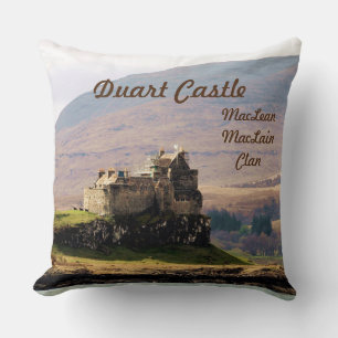 Almofada Castelo de Duart Escocês - Clã MacLean/MacLain
