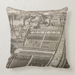 Almofada Castelo de Windsor, gravado por Johannes Kip