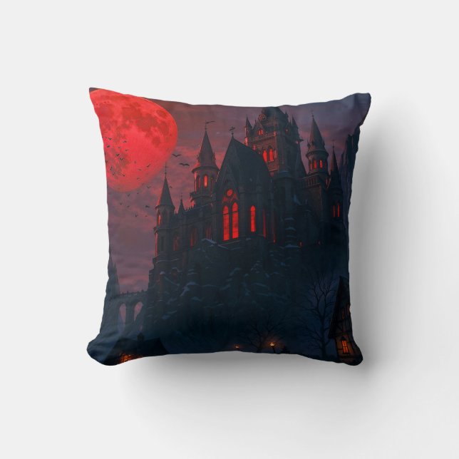 Almofada Castelo do Sangue do Vampiro (Frente)