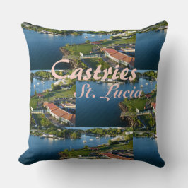 Almofada Castries Santo Lucia Caribe Island