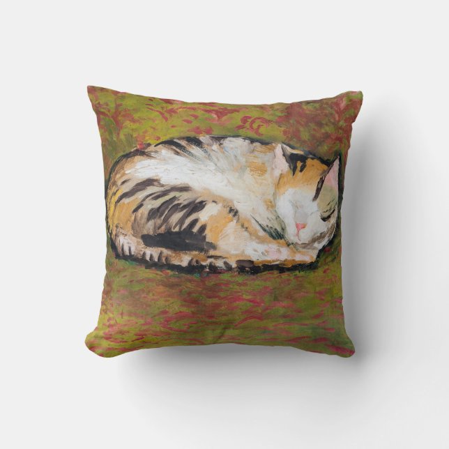 Almofada Cat, August Macke Travesseiro decorativo (Frente)