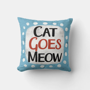 Almofada Cat Gosta de Travesseiro decorativo