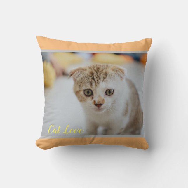 Almofada Cat Love Popular Design Gift (Frente)