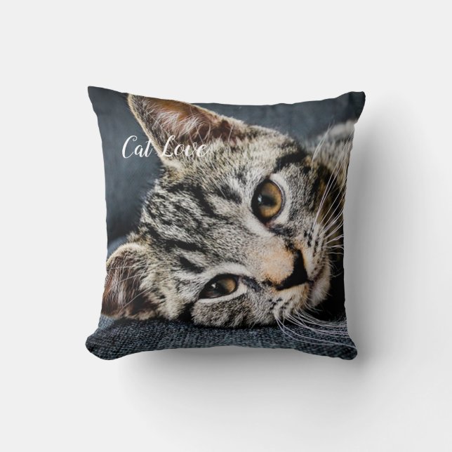 Almofada Cat Love Popular Design Gift (Frente)