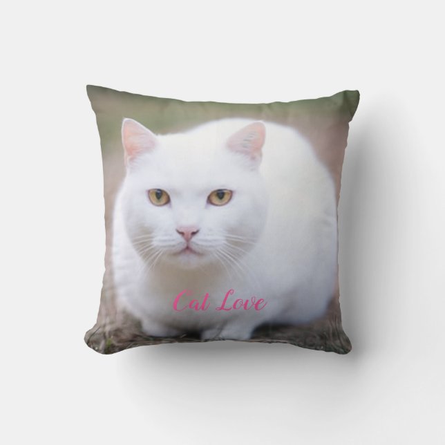 Almofada Cat Love Popular Design Gift (Frente)