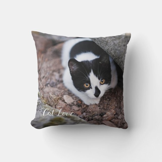 Almofada Cat Love Popular Design Gift (Frente)