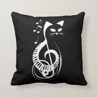 Almofada Cat Nature Animal Music Piano Fan