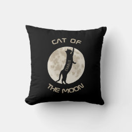 Almofada Cat Of the Moon Personalize name