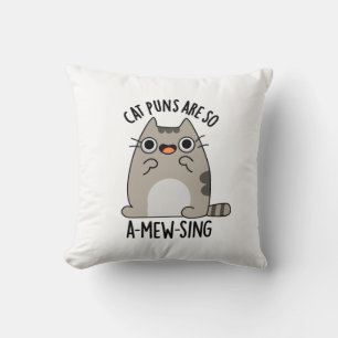Almofada Cat Puns ARe, por isso, um cão de caça de carnei
