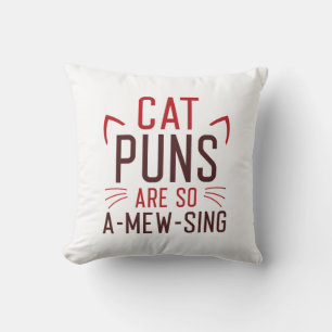 Almofada Cat Puns É Tão Amewing
