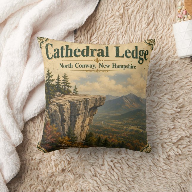 Almofada Catedral Ledge North Conway New Hampshire (Cobertor)