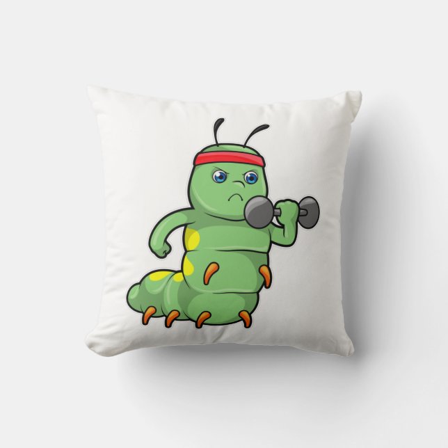 Almofada Caterpillar at Strength training with Dumbbell (Frente)