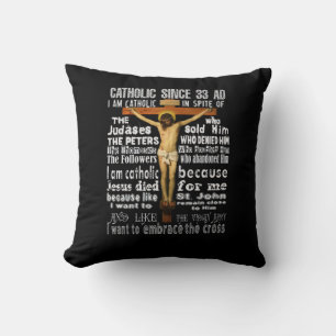 Almofada Católico apesar de 33 AD