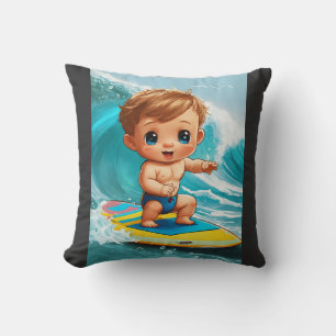 Almofada Cavaleiro de Ondas Pequenas - Víblias de Surfista 