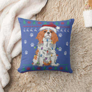 Almofada Cavalier King Charles Spaniel Christmas Ugly Sweat