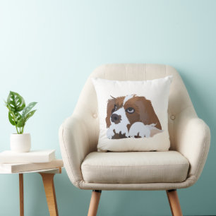 Almofada Cavalier King Charles Spaniel Dog Puppy