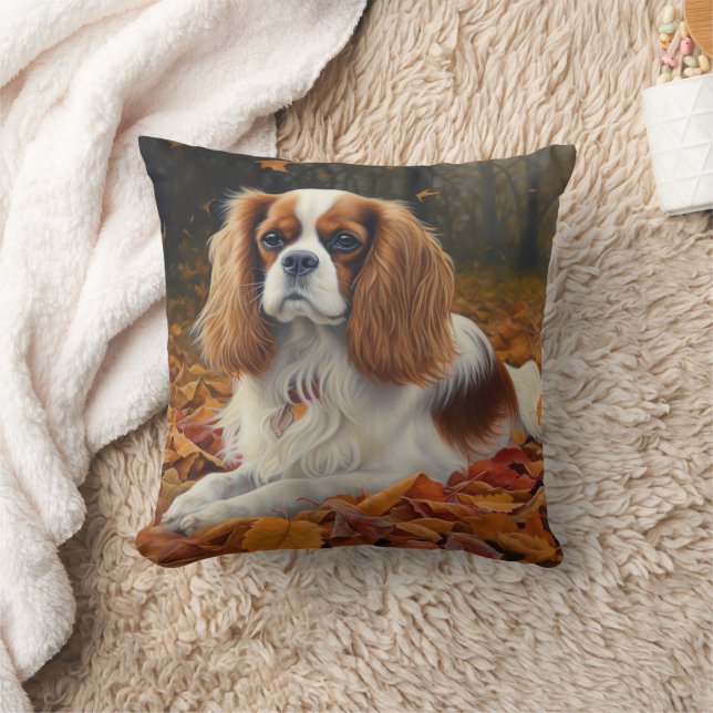 Almofada Cavalier King no outono deixa cair inspiração (Cobertor)