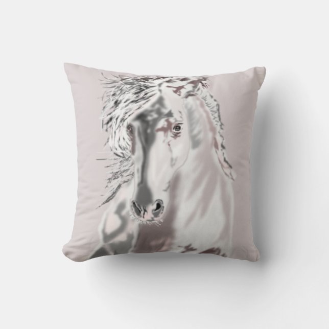 Almofada Cavalo Branco (Frente)