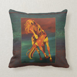 Almofada Cavalo da castanha do travesseiro do cavalo na